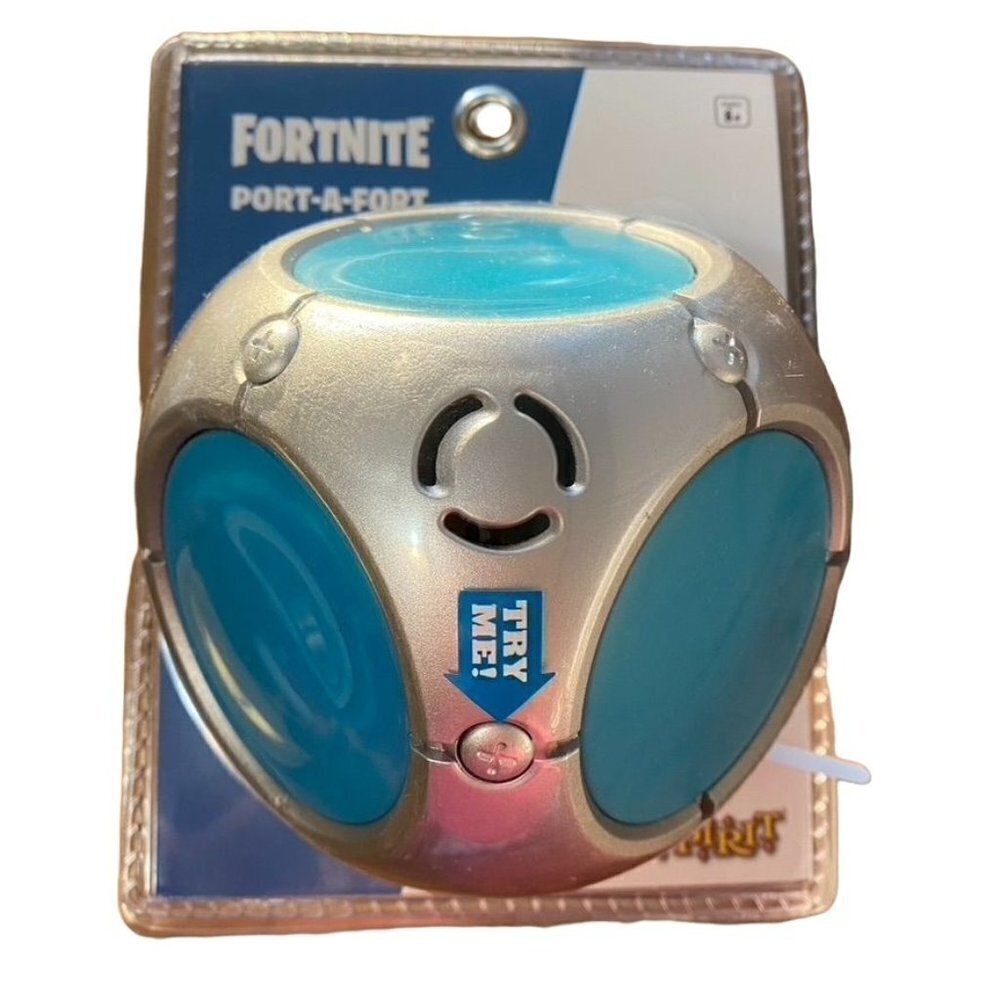 Fortnite Light-Up Port-A-Fort with Sound Cosplay Halloween Costume Decor
